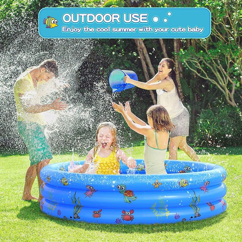 Mini piscine ronde gonflable pour bébés et tout-petits piscine Mini piscine ronde gonflable pour bébés et tout-petits piscine