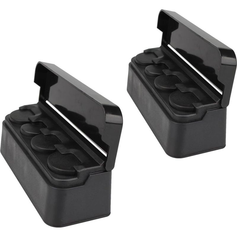 Boîte De Rangement Pour Monnaie – Lot De 2 – Porte-monnaie Portable Avec Couvercle – Accessoire Voiture Pratique