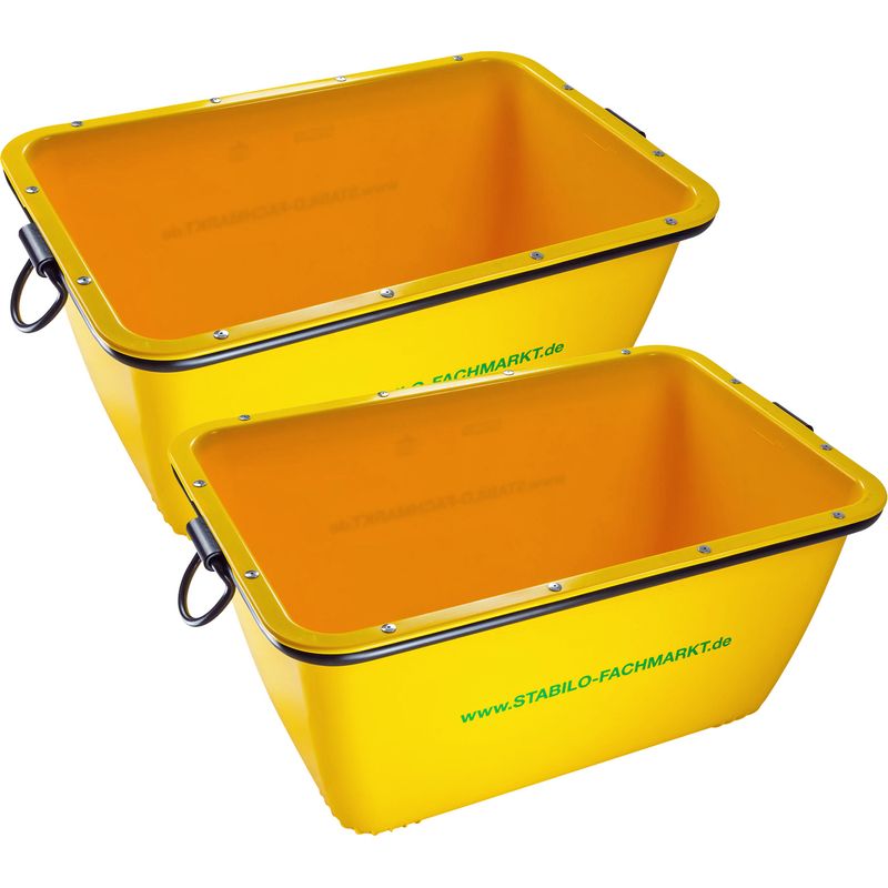 2x Mörtelkasten 105x70x47cm Mörtelwanne Mörtelkübel Zementwanne 200L kranbar