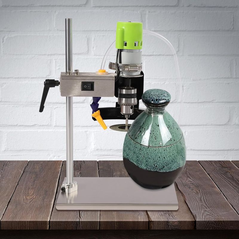 Elektrischer Glasschneider für Flaschen, 150W Flaschenschneider Glasflaschenschneider 6000r/min Glasschneider Schneidwerkzeug für Weinflaschen, Seeglas, Handwerk, DIY Blumentopf