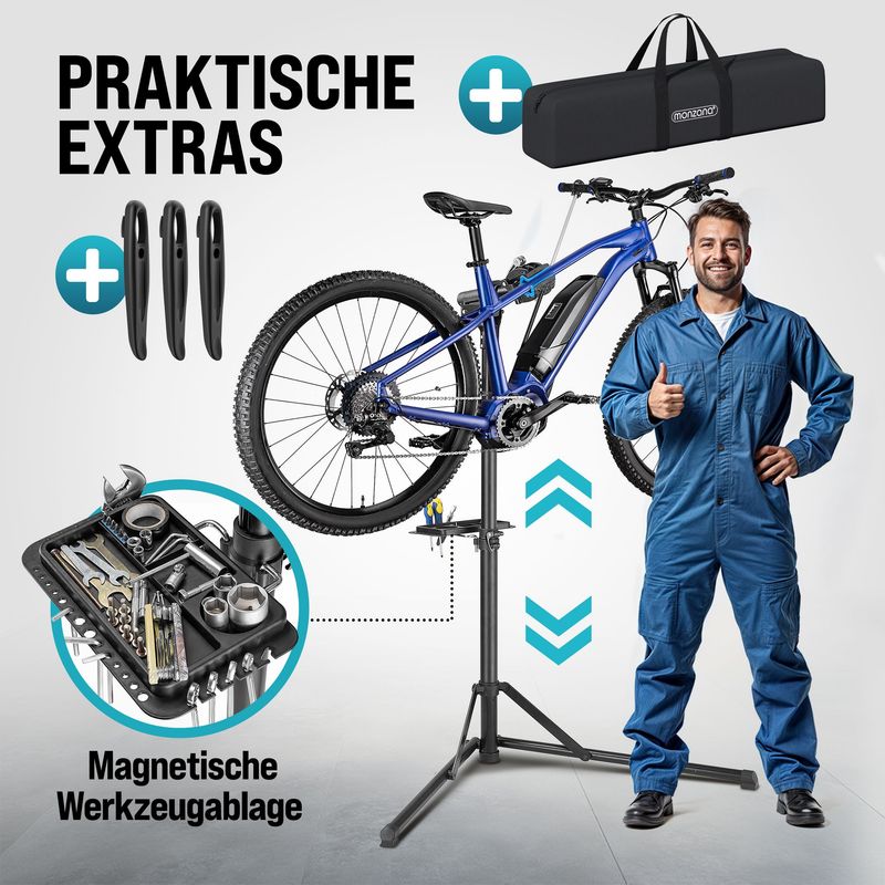 assembled tent Home Base Hardtail Bikes member:49785142411432:6400 and a gear organizer Color:Marpat