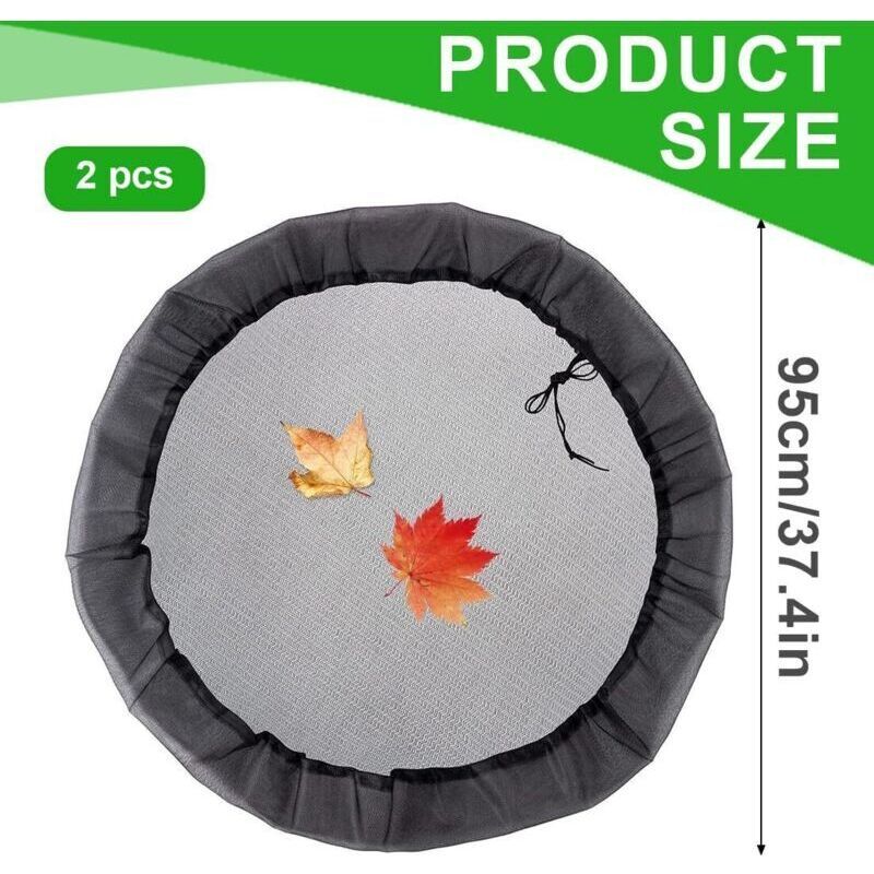 Filet De Protection Pour Citerne De Pluie – 95 Cm, Cordon De Serrage, Polyester – Anti-feuilles, Anti-insectes, Anti-moustiques