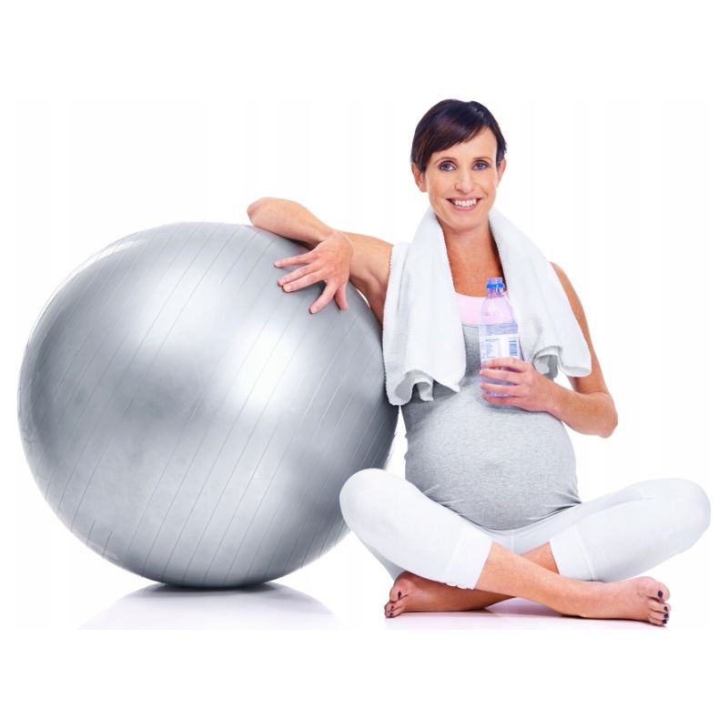 Ballon De Gym Anti-éclatement OUDQFCJ – 25 Cm, PVC Antidérapant, Charge Max 100 Kg – Pour Pilates, Abdos, équilibre, Yoga – Avec Paille Gonflable