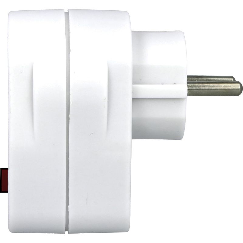 Adaptateur Prise Triple Leviton 69 W Blanc – Pivotant, Non Moulé, Lot à L'unité