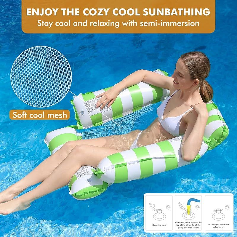 1PiècesFlottantes Hamac Gonflable Bouées Et Matelas Gonflables Hamac Flottant Chaise Longue De Piscine Flottantes Portable Flotteur Gonflable Piscine 11649 B 1PiècesFlottantes Hamac Gonflable Bouées Et Matelas Gonflables Hamac Flottant Chaise Longue De Piscine Flottantes Portable Flotteur Gonflable Piscine 11649 B