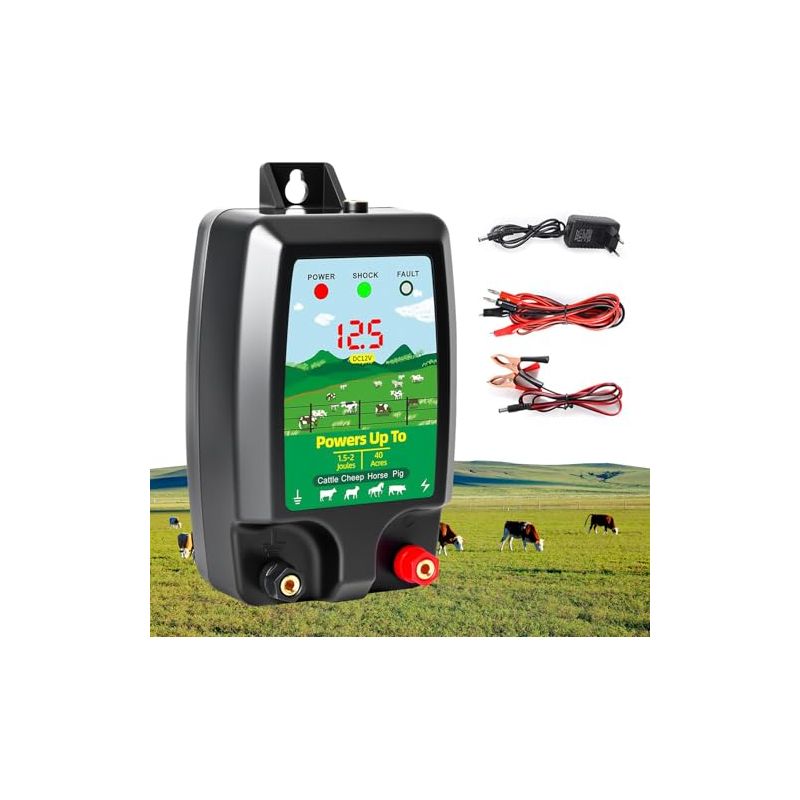 12 V Weidezaungerät 10 Km Reichweite – 2 Joule,  Produktbild-Vorschau 4