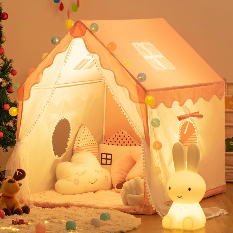 Amplov Tente de Jeu Pop-Up Princesse, Jouets Congelés pour Filles, Grande Maison de Jeu Château de Glace 53 Pouces x 41 Pouces Intérieur/extérieur avec Lumières LED et Sac de Transport, Cadeau Idéal Amplov Tente de Jeu Pop-Up Princesse, Jouets Congelés pour Filles, Grande Maison de Jeu Château de Glace 53 Pouces x 41 Pouces Intérieur/extérieur avec Lumières LED et Sac de Transport, Cadeau Idéal