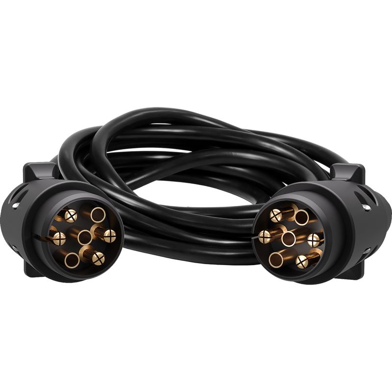 Produktbild von HangTon SD13 Wasserdichter Steckverbinder IP68 – 2-polig, Rund, Mit Gewindekupplung, Lötanschluss, Für Außenanwendungen, 10 A / 380 V