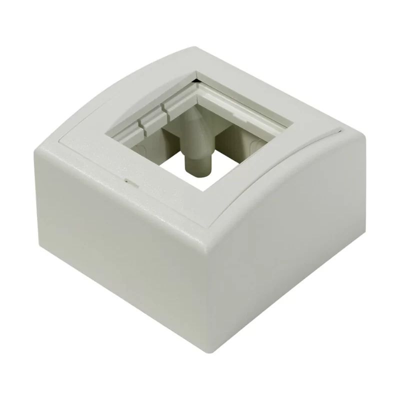 Boîtier De Montage En Surface Nexans LANmark – 45x45mm, Blanc, Style EU