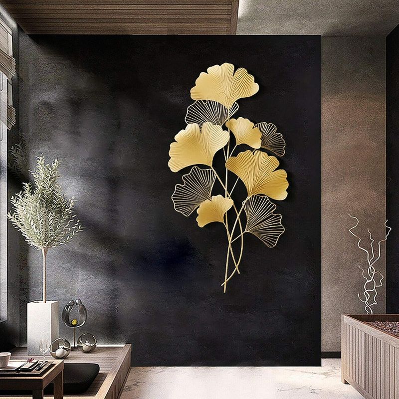 Papier Peint 3D Auto-adhésif Ginkgo H947 - Motif Ginkgo, Amovible, Sans Marque