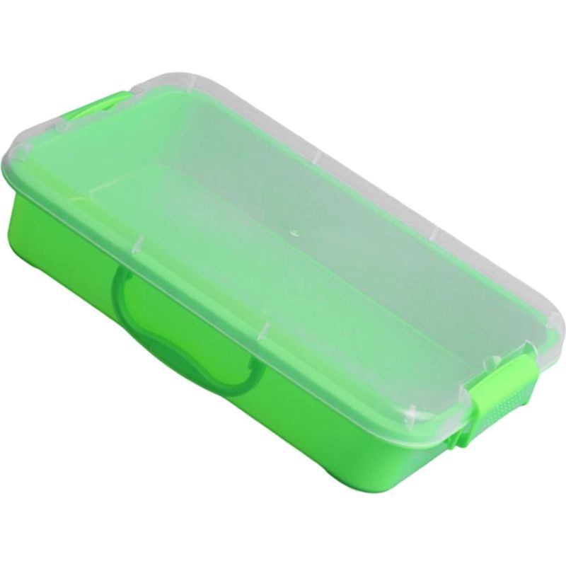 Bac à Sable Relaxdays Avec Couvercle – Lot De 2, 38x25x8 Cm, Pour Sable Cinétique Ou Pâte à Modeler, Intérieur/extérieur