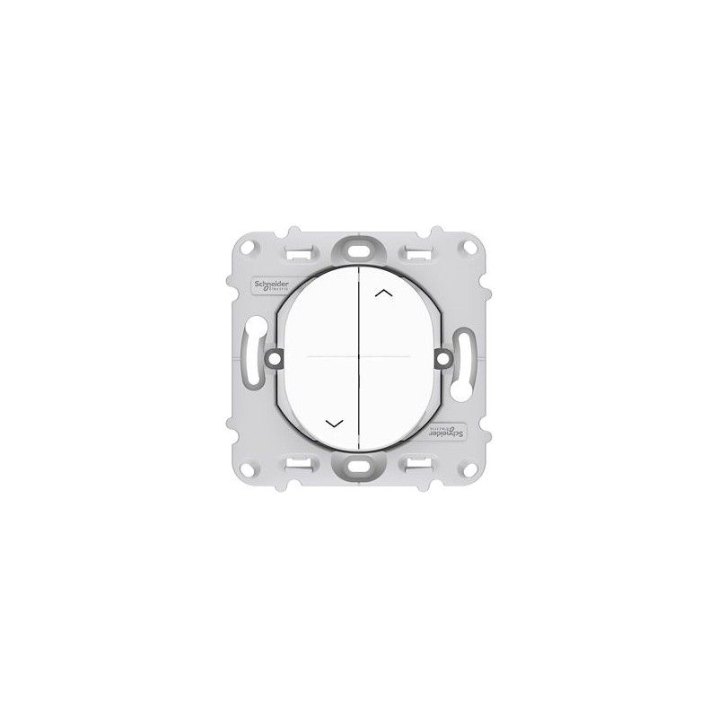 Schneider S261208 Ovalis - 2-button switch for roller shutters - screw
