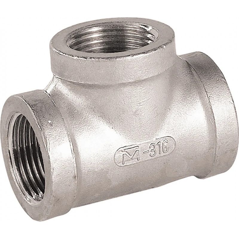 Produktbild von EMSea 5 Stück 304 Edelstahl Gerader Steckverbinder – 3/8″ Auf 3/8″ Weiblich, Für Rohrverbindungen