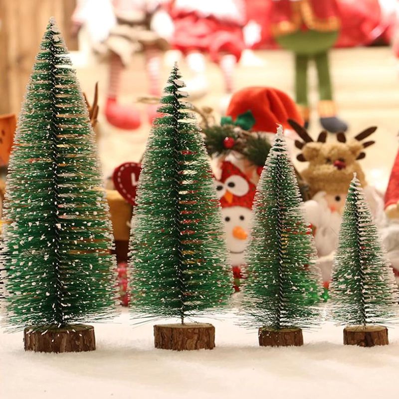 Arbre de Noël Miniature Prextex de 58 cm à Monter et à Poser sur Une