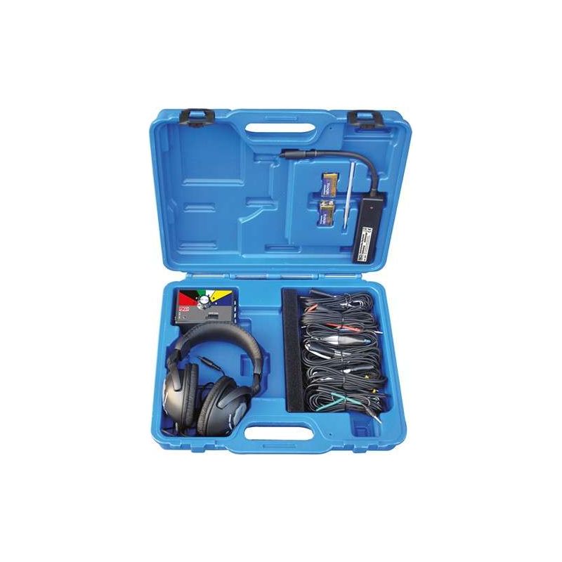 KS Tools 150.1695 Elektronisches Profi-Stethoskop, 18-tlg