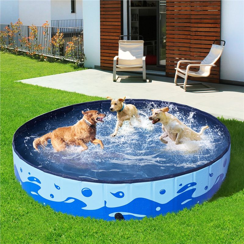 Piscine pour Chien, Pliable Piscine Chien, Baignoire pour Chien, Piscine pour Chien Pliable en