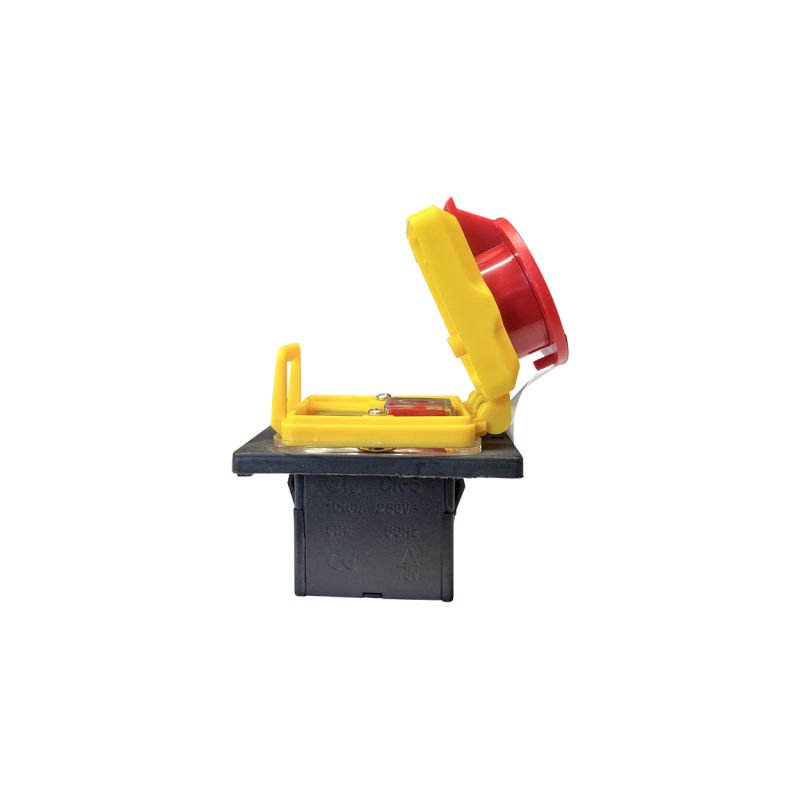 DKLD Elektromagnetische Druckschalter DZ-6 250V 4Pin mit Not-Aus-Abdeckung DKLD Elektromagnetische Druckschalter DZ-6 250V 4Pin mit Not-Aus-Abdeckung