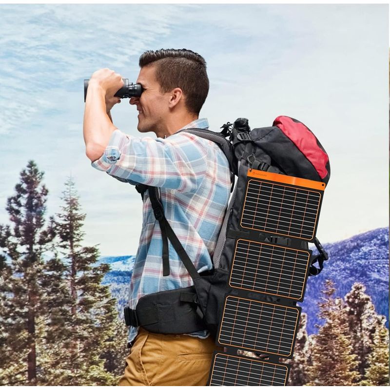 Panneau solaire étanche 100W – Chargeur solaire portable double USB 5V pour les générateurs SolarFlares – SolarFlares Generators Panneau solaire étanche 100W – Chargeur solaire portable double USB 5V pour les générateurs SolarFlares – SolarFlares Generators