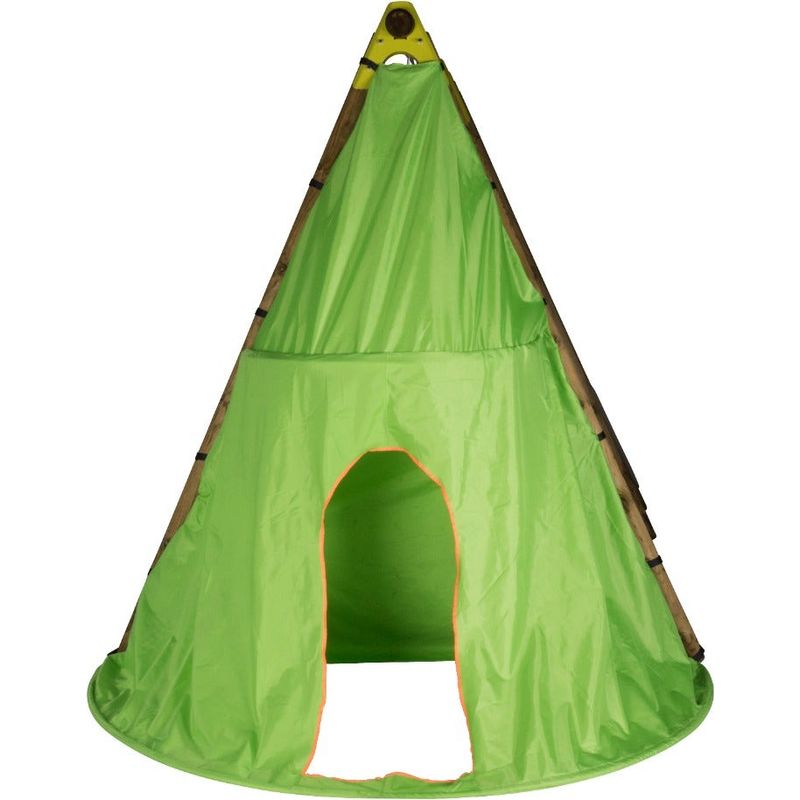 Ravytha Tipi Enfant Pliable, Tente Interieur avec Coussin de Sol Fenêtres, Princesse d'Intérieur pour Garçons et Filles(130cm × 100cm × 130cm