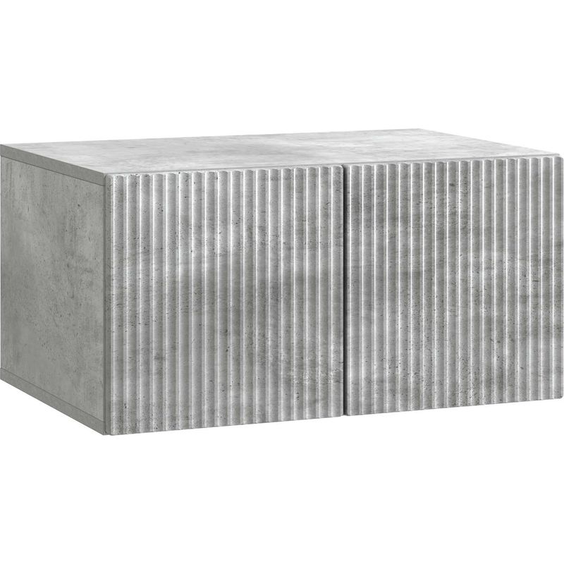 Mobile TV Grigio Cemento 152x22x113 cm - Elegante Porta TV in Legno Mobile TV Grigio Cemento 152x22x113 cm - Elegante Porta TV in Legno