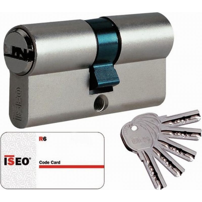 Cylindre De Serrure ABUS P12RPS – 30x10 Mm, Avec 5 Clés Colorées, Finition Alu