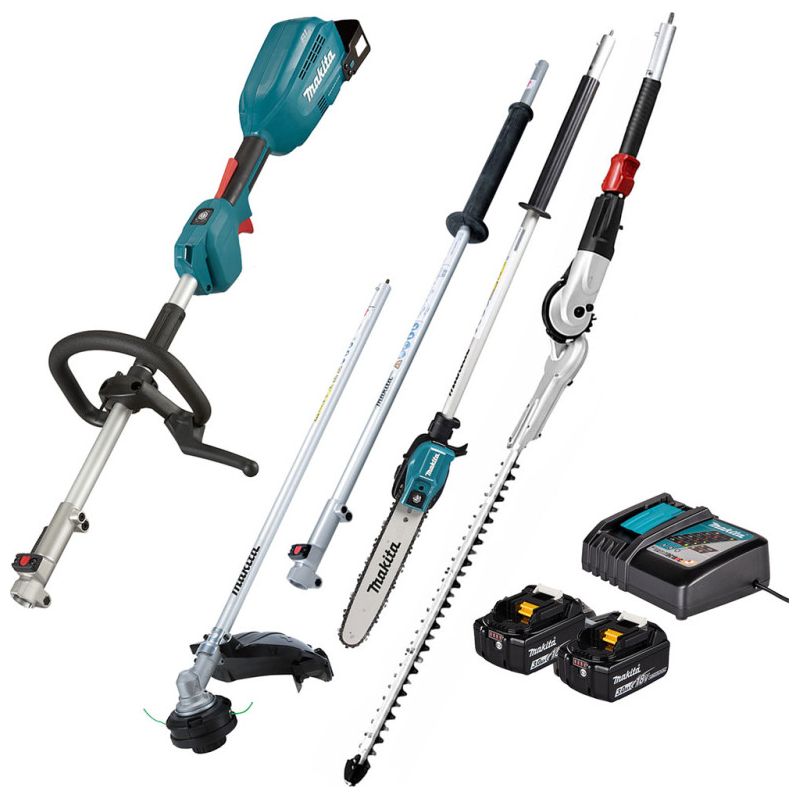 Makita – Pack d'outils de jardin 18V – Outil multifonctions