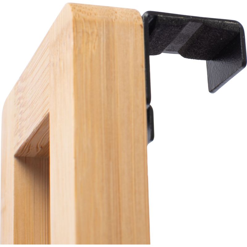Schulte Duschablage zum Hngen aus Bambus Holz, 2 Etagen Fcher,  Aufbewahrungsfcher fr Dusche, Duschregal
