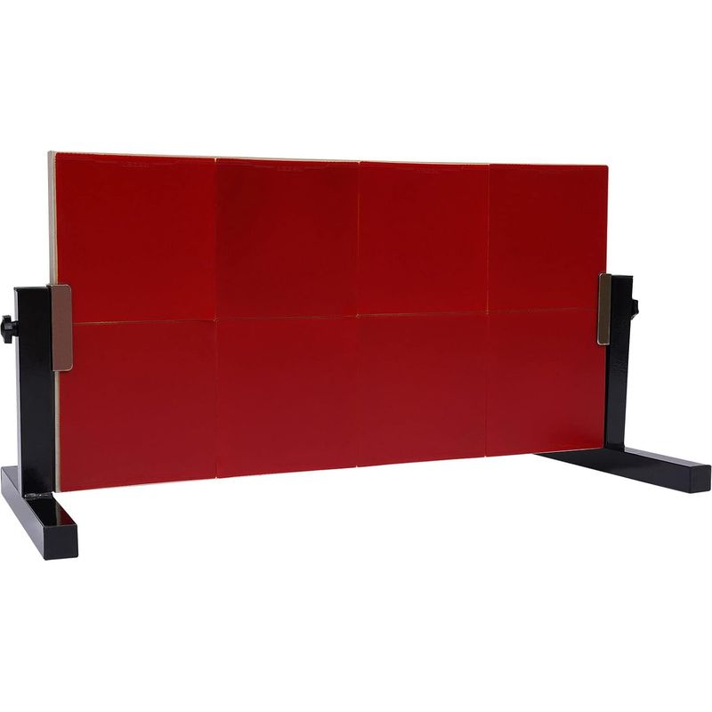 Planche De Rebond Ping-pong – 66,5 X 33,5 Cm Avec 8 Blocs Caoutchouc – Support Réglable En Hauteur Et Angle – Entraînement Tennis Table Maison