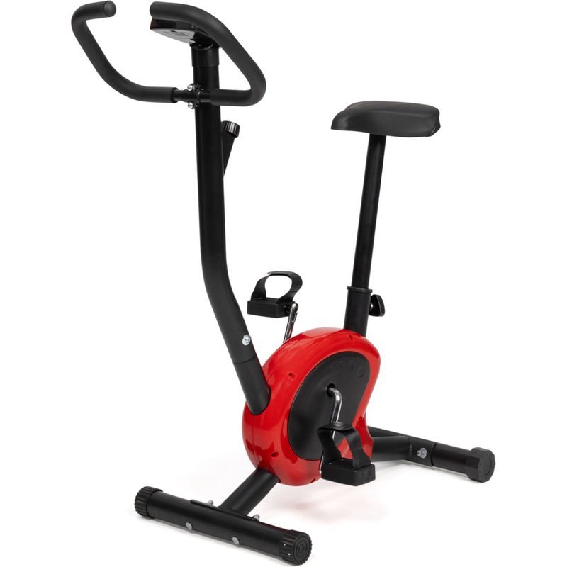 Vélo d'appartement Pliable Selle Réglable Dossier écran LCD
