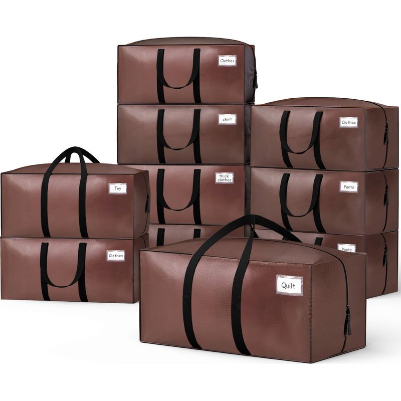 Panlom Lot De 10 Petits Sacs De Rangement Étanches Avec Cordon De Serrage - 16.5x12.5 Cm, En Nylon/Polyester, Réutilisables