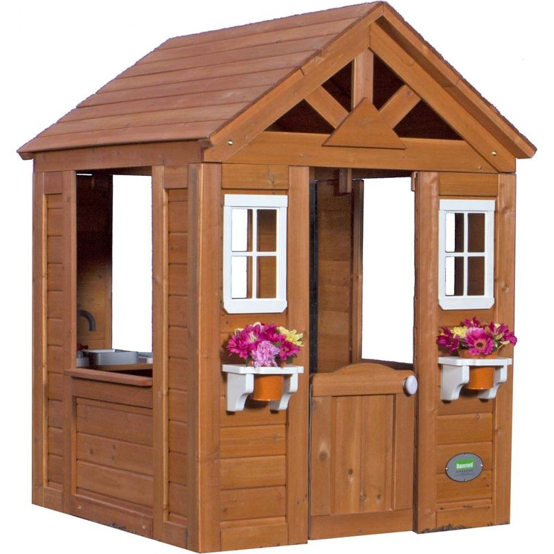 Step2 Pump & Splash Shady Oasis – Maison D’eau Pour Enfants Avec Pompe, Réservoir 26,5 L Et Accessoires