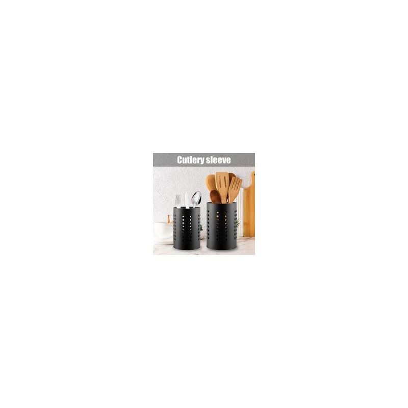 Lot de 2 Égouttoir à Couverts porte-ustensiles de cuisine en acier inoxydable anti-rouille Boite