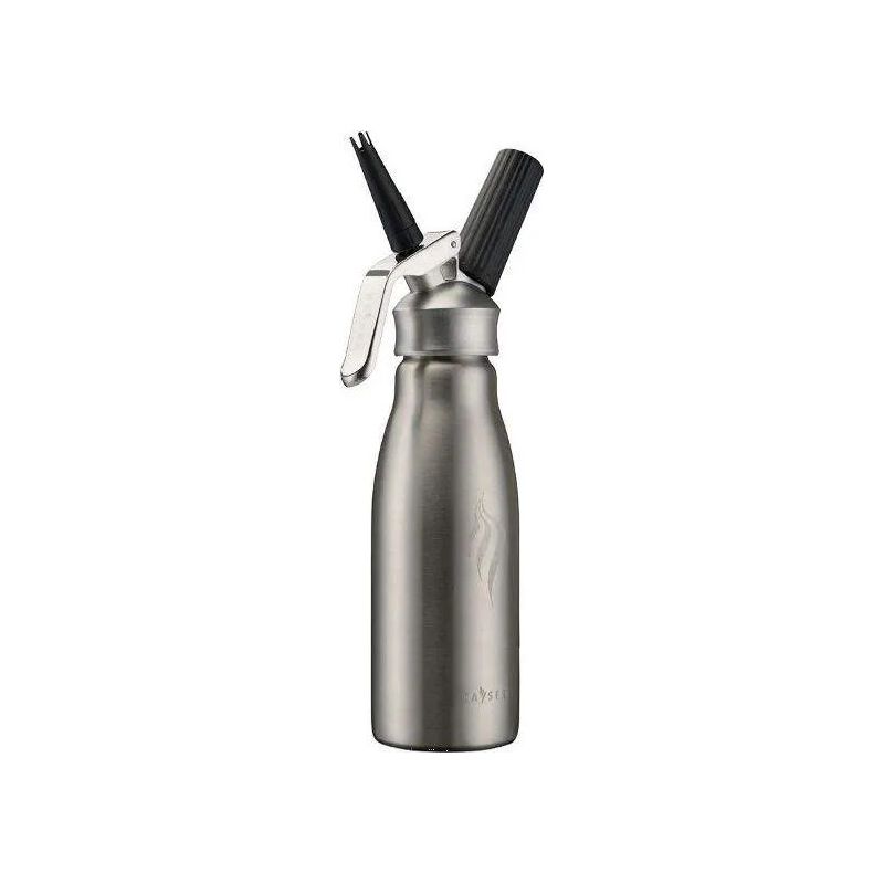 Kayser 4051 Schlagsahne-Siphon 0.5L komplett aus Edelstahl