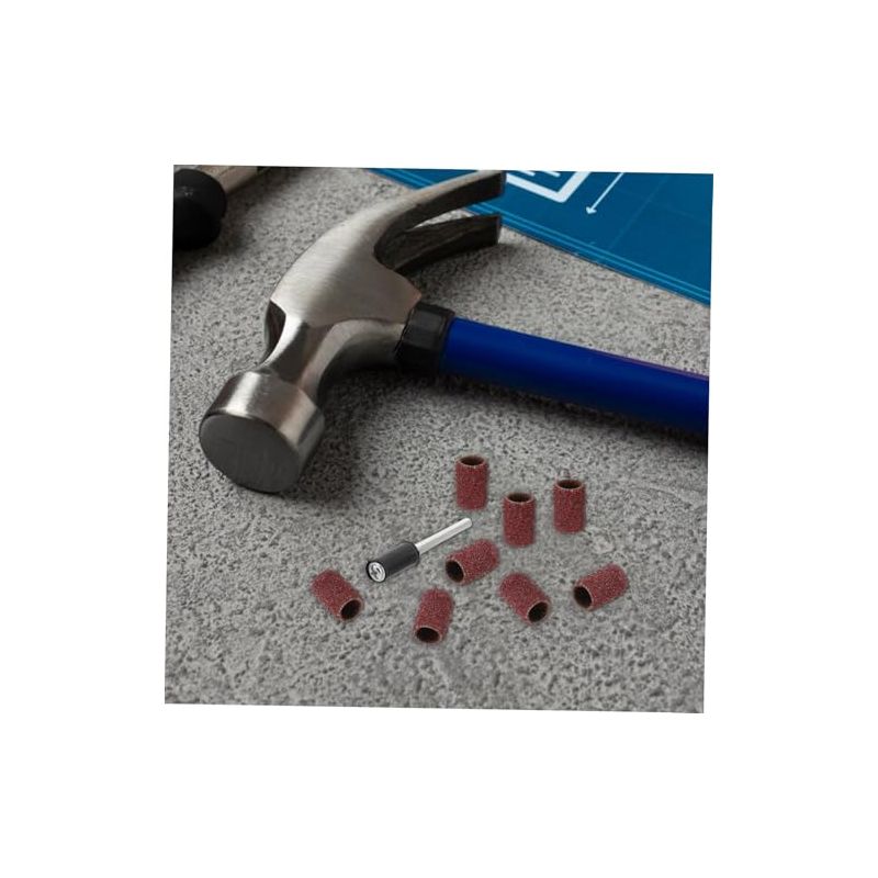 100 Manchons De Ponçage 3/8 Pouces – Grain 80, Tambours Mini Pour Outils Rotatifs