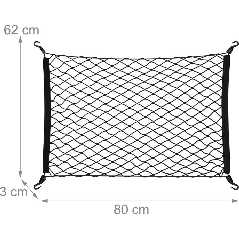 Hochelastisches Gepäcknetz 120x120 Cm – Dehnbar  Produktbild-Vorschau 2