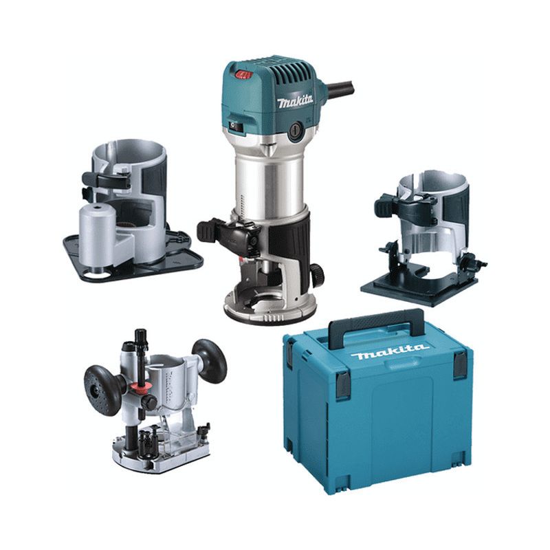 Makita RT0702CX2J Multifunktionsfräse (Neu und originalverpackt) in