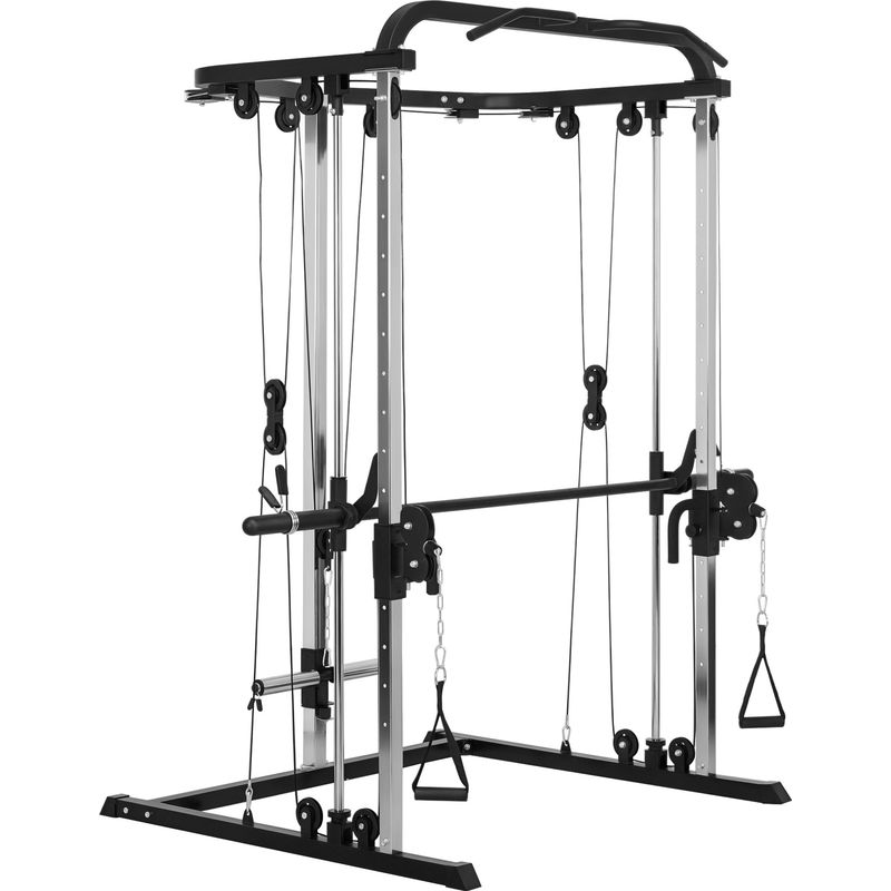 VEVOR Machine à écarts Inclinés/inversés – Capacité 204 Kg, Banc Réglable 9 Positions