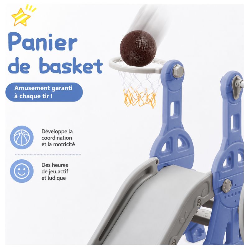 Toboggan exterieur enfant Toboggan pour Enfants, Combinaison Balançoire Toboggan exterieur enfant Toboggan pour Enfants, Combinaison Balançoire
