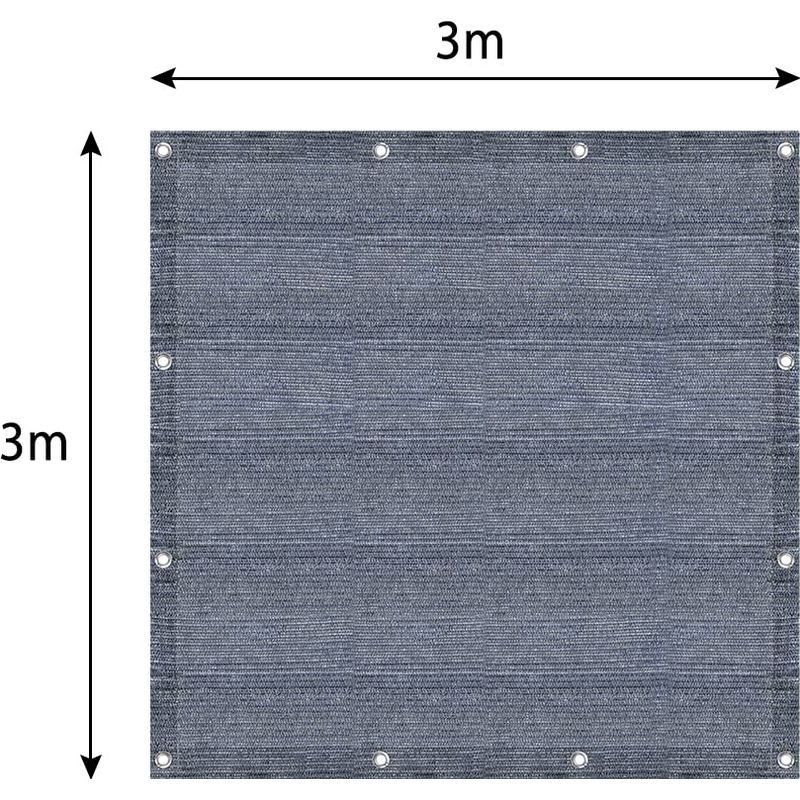 Tapis De Tente NAIZY 300x500 Cm – HDPE 240 G/m², œillets Aluminium, 14 Piquets – Pour Auvent, Camping, Extérieur