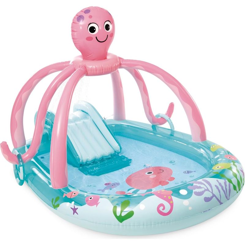 Piscine, Aire de jeux gonflable royaume des bonbons -INTEX