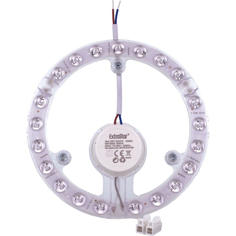 Greenice LED-Modul 12W – 24 SMD5630 LEDs, 1128 Lumen, 3000K Warmweiß, 65mm Alu-Platine, 50.000h Lebensdauer