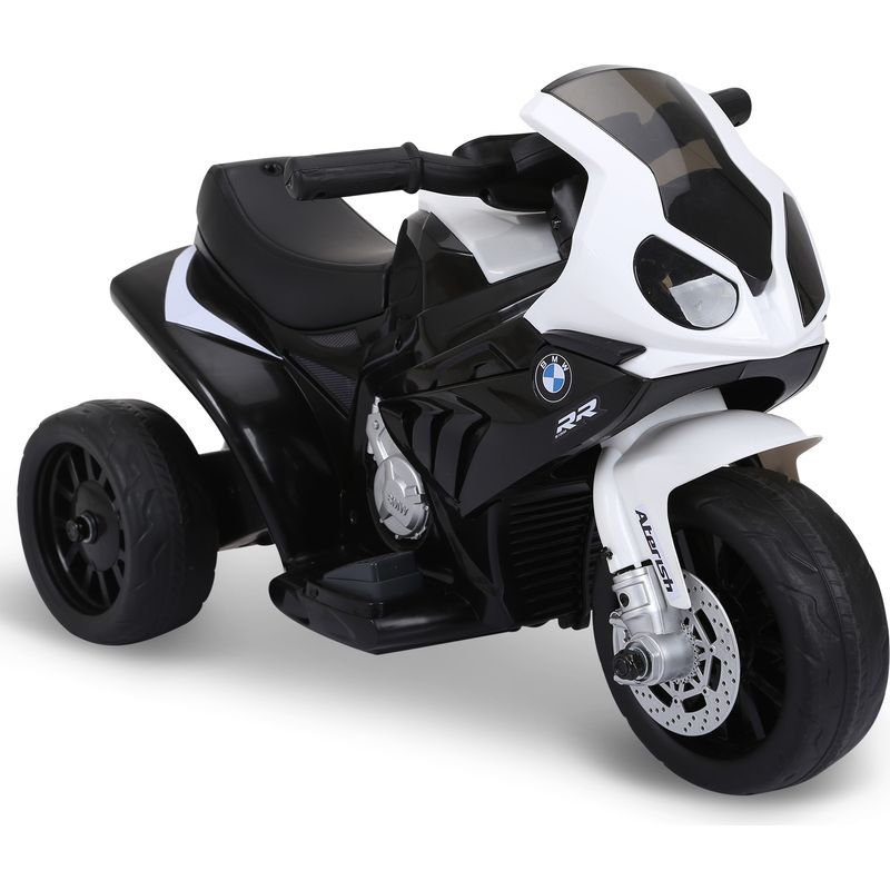 Moto électrique Vespa GOPLUS 12V - 2 Moteurs 30W - LED, Musique - 3-6 Ans - 30 Kg - Rose Clair