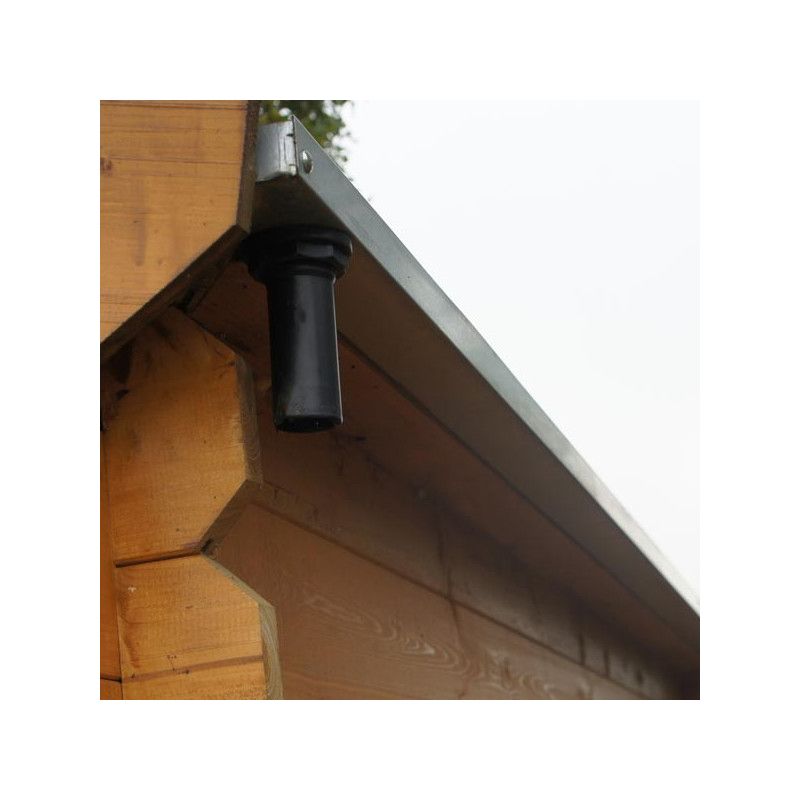 Lot De 4 Supports De Gouttière Carrés Marron – UPVC Freefoam – Fabriqué UK