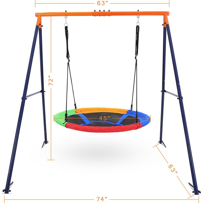 Test du portique balançoire extérieur Goplus : robuste et familial