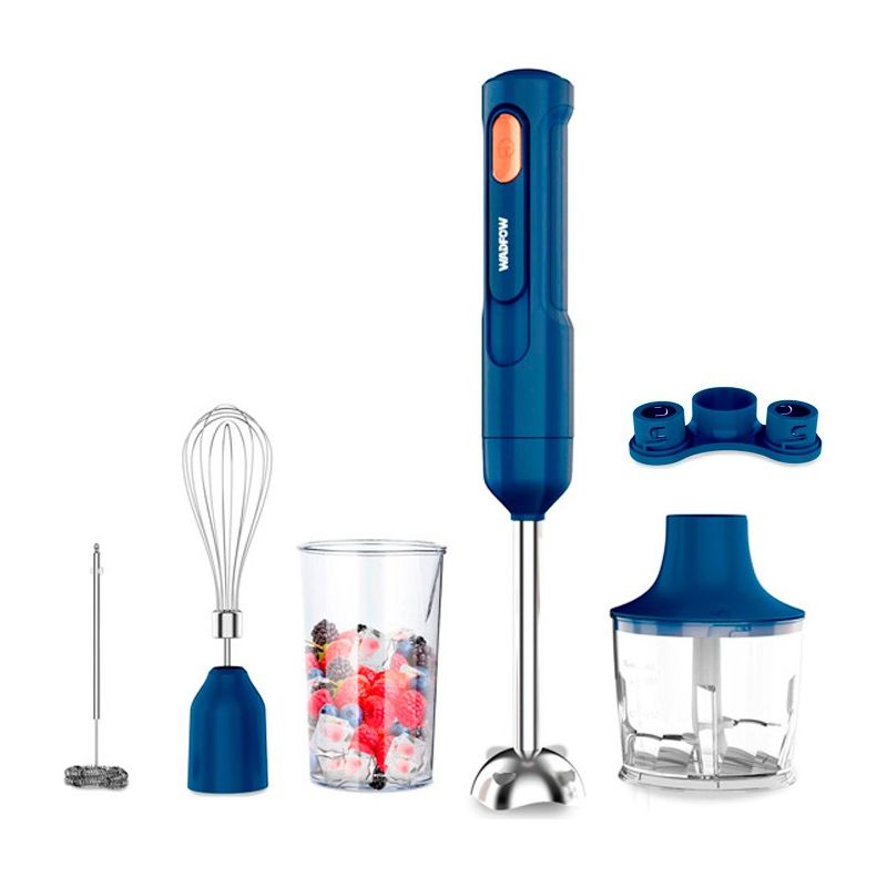 EUREL BASICLine MP46 Mixeur Plongeant – Mixeur Plongeur Sans Fil avec 5 Vitesses, Mini Mixer de Cuisine avec Fouet, Lames Inox et Gobelet Doseur 600ml EUREL BASICLine MP46 Mixeur Plongeant – Mixeur Plongeur Sans Fil avec 5 Vitesses, Mini Mixer de Cuisine avec Fouet, Lames Inox et Gobelet Doseur 600ml