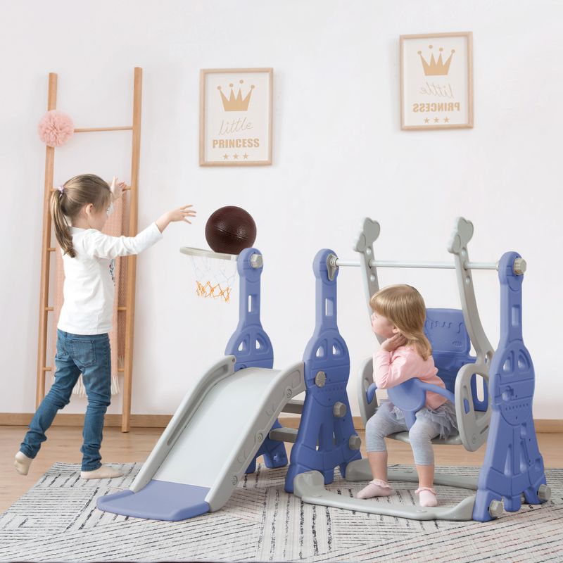 Intex Dino Park Centre de Jeux Aquatiques Gonflable, Toboggan avec Base rembourrée, arroseur d'eau, 54 kg Max, 201 x 157 x 69 cm, kit de réparation (56139