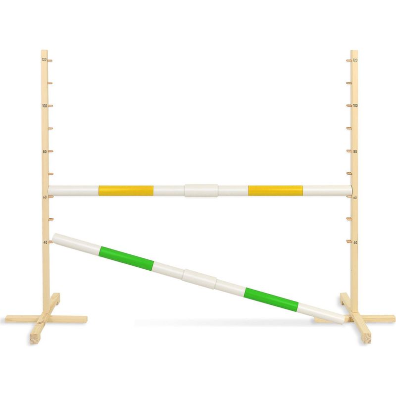 Barre De Saut Hobby Horse 120 Cm – Obstacle Pour Cheval Bâton, Légère Et Colorée, Accessoire Indispensable Pour Le Jeu Et Le Sport Enfantin