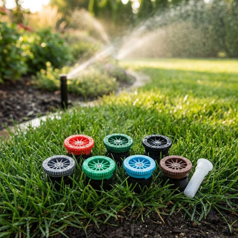Lot de 5 têtes d'arrosage pour Hunter Pro-Spray | Couvercle en plastique ABS avec joint d'étanchéité pour éviter les obstructions | Installation sans outil pour le système d'irrigation (5 paquets