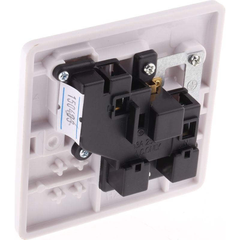 Prise De Courant RS Pro – 2 Bandes, Type G Britannique, 13A, Montage En Surface, Grise