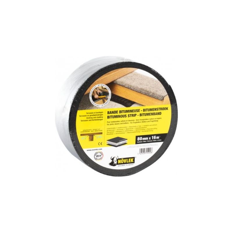 Bande D'étanchéité EPDM Noir - 78,74 Po X 0,79 Po X 0,12 Po - Caoutchouc Massif - Metallixity